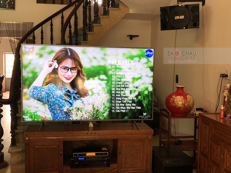 Dàn karaoke gia đình chị Mai h4