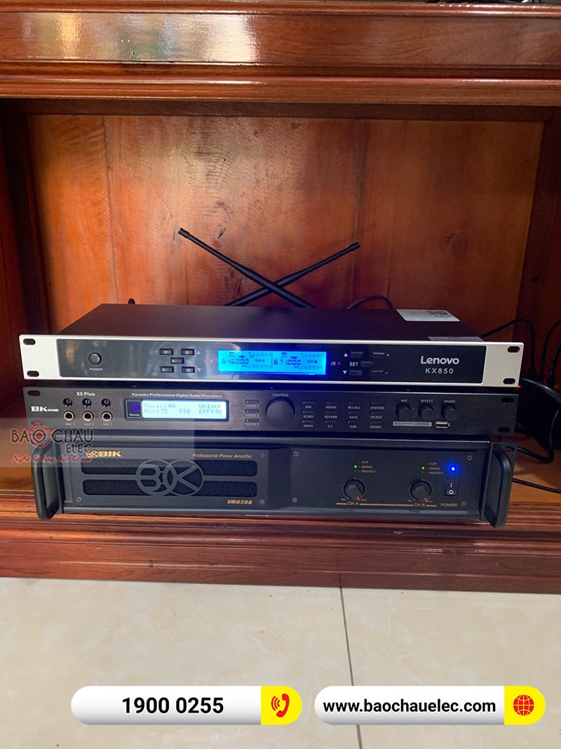 Dàn karaoke khách hàng tại Bình Định