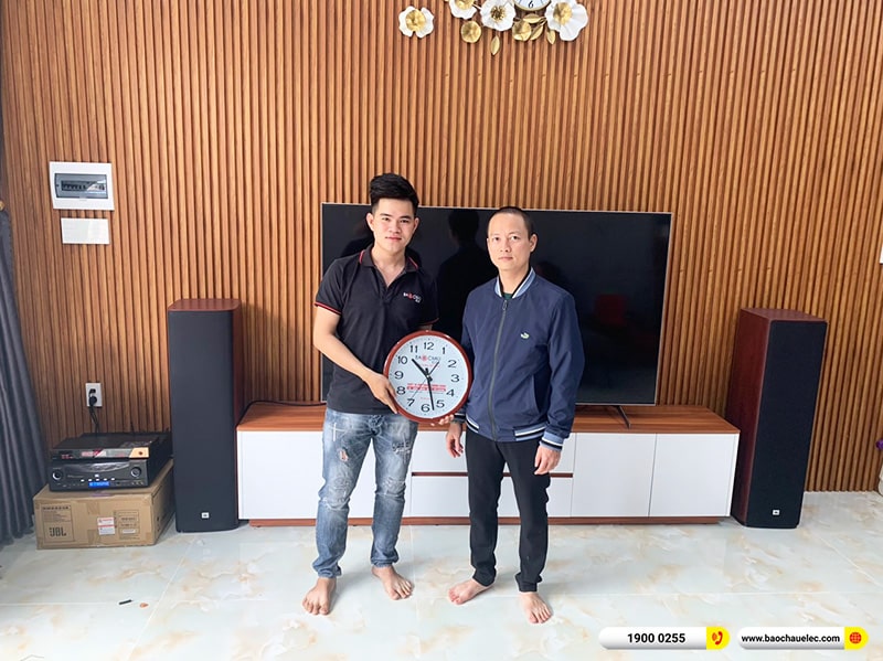 Lắp đặt dàn karaoke, nghe nhạc trị giá gần 60 triệu cho anh Thịnh tại Đà Nẵng (JBL Studio 690, JBL RMA 220A, BIK BJ-U600)