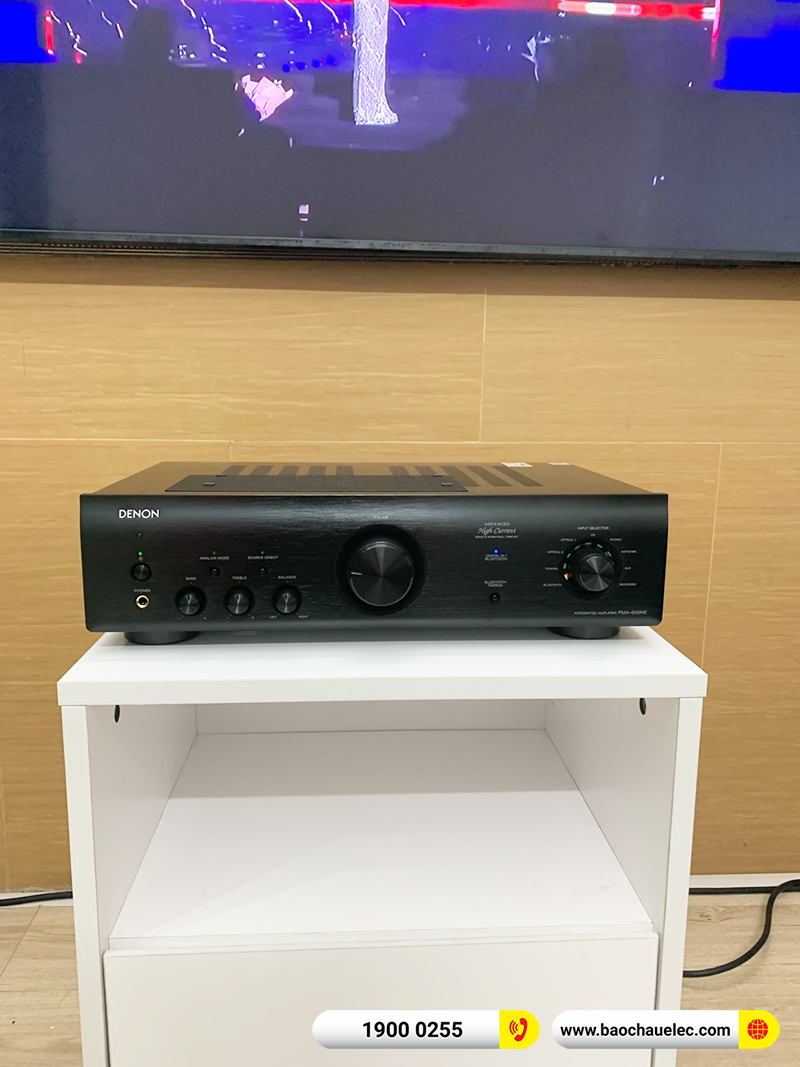 Lắp đặt dàn nghe nhạc trị giá hơn 20 triệu cho anh Chánh tại Đà Nẵng (Yamaha NS-777, Denon PMA-600NE) 