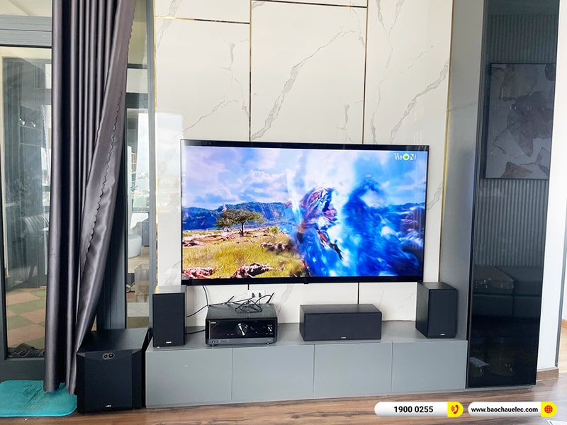 Lắp đặt dàn nghe nhạc trị giá khoảng 30 triệu cho anh Huy tại Đà Nẵng (Yamaha NS-P350, Yamaha NS-C444, Yamaha RX-V4A, NS-SW300) 