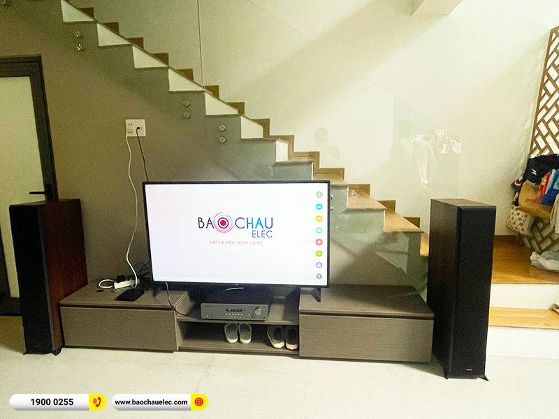 Lắp đặt dàn nghe nhạc trị giá gần 40 triệu cho anh Thảo tại Đà Nẵng (Klipsch RP-6000F II, Cambridge Audio AXR100)