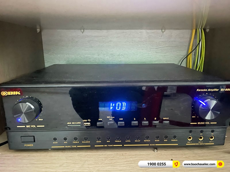 Lắp đặt dàn âm thanh cho quán Incom Cafe tại Quảng Ngãi (JBL Stage A130, BIK BJ-A88)