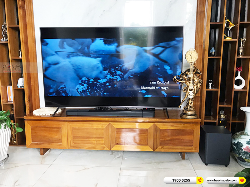 Lắp đặt bộ loa Soundbar JBL Bar 9.1 3D cho gia đình anh Đảng tại Hải Phòng