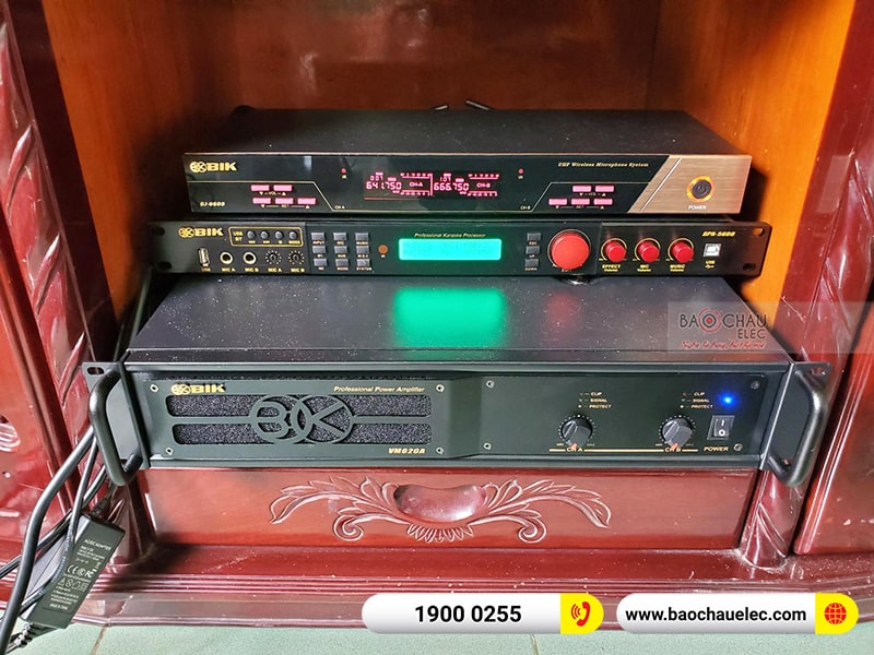 Dàn karaoke gia đình anh Lương 
