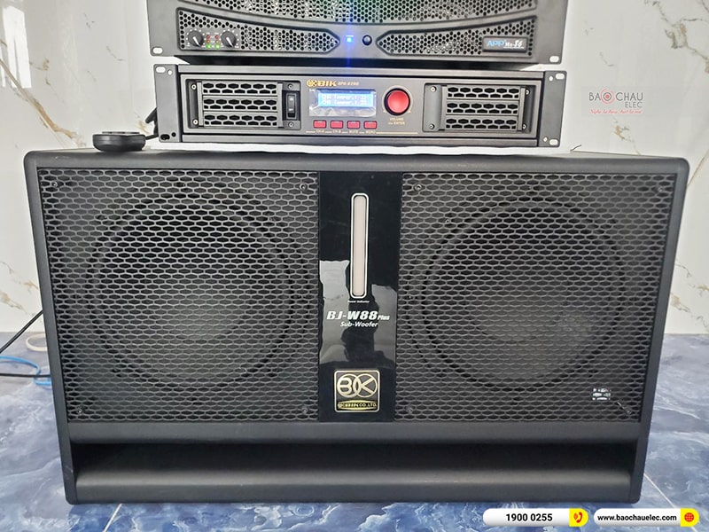 Lắp đặt d&agrave;n karaoke trị gi&aacute; hơn 90 triệu cho anh T&ugrave;ng tại Đồng Th&aacute;p (RCF X-MAX 12, BPa-8200, BPR-5600, APP MZ-86, BJ-W88 Plus, UGX12 Plus,&hellip;) 