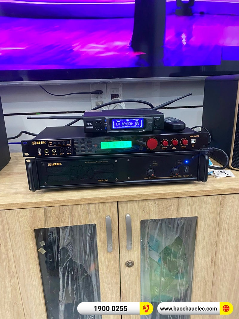 Lắp đặt dàn karaoke trị giá khoảng 50 triệu cho anh Ân tại TPHCM (JBL Pasion 10, VM620A, BPR-5600, Pasion 12SP, VM300)