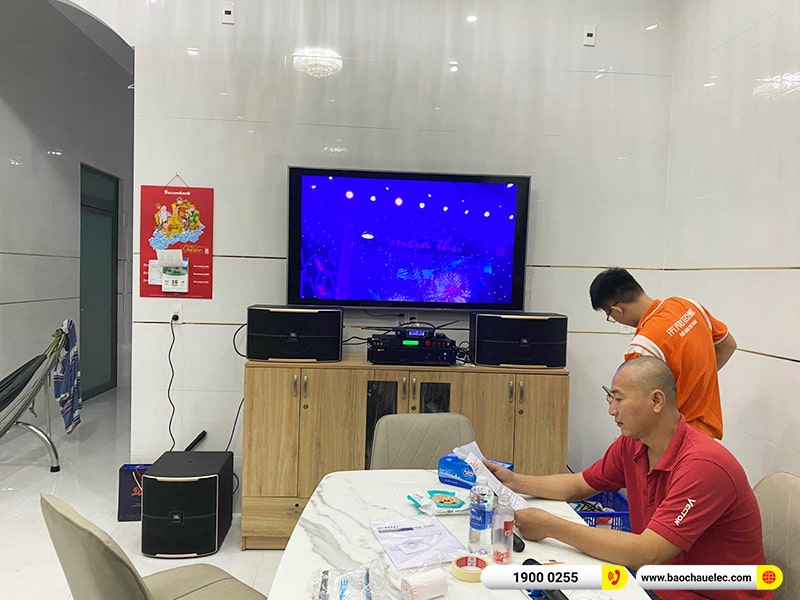 Lắp đặt dàn karaoke trị giá khoảng 50 triệu cho anh Ân tại TPHCM (JBL Pasion 10, VM620A, BPR-5600, Pasion 12SP, VM300)