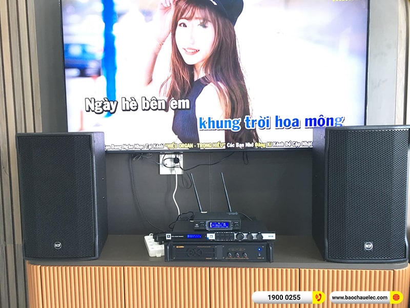 Lắp đặt dàn karaoke trị giá gần 120 triệu cho anh Pháo tại TPHCM (RCF CMAX 4112, VM830A, KX180A, RCF S8018II, BCE VIP6000) 