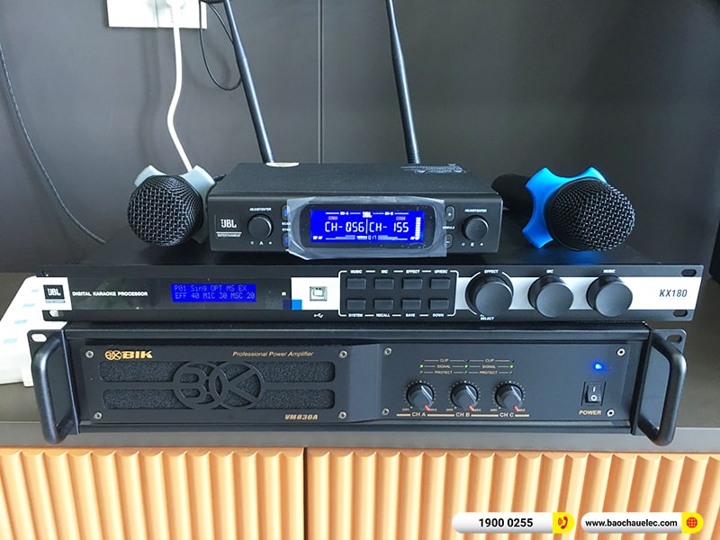 Lắp đặt dàn karaoke trị giá gần 120 triệu cho anh Pháo tại TPHCM (RCF CMAX 4112, VM830A, KX180A, RCF S8018II, BCE VIP6000) 
