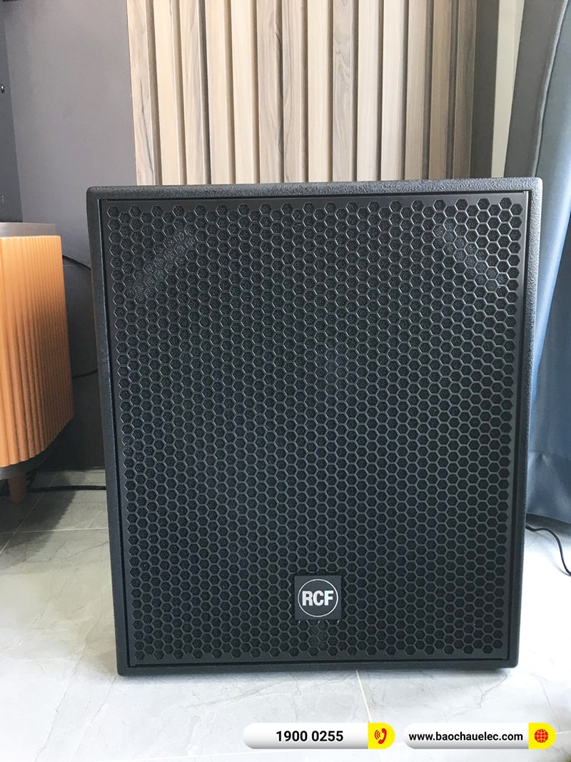 Lắp đặt dàn karaoke trị giá gần 120 triệu cho anh Pháo tại TPHCM (RCF CMAX 4112, VM830A, KX180A, RCF S8018II, BCE VIP6000) 