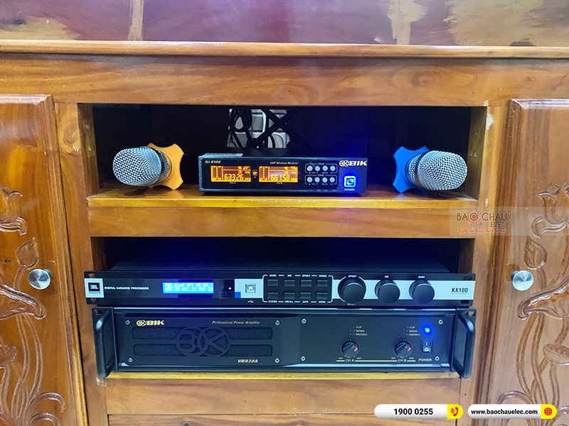 Lắp đặt dàn karaoke trị giá hơn 30 triệu cho anh Sơn tại TPHCM (JBL Pasion 12, BIK VM620A, JBL KX180A, BIK BJ-U100) 