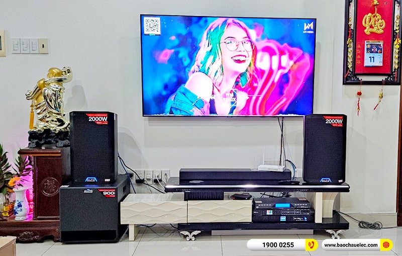 Lắp đặt dàn karaoke trị giá hơn 30 triệu cho anh Thắng tại TPHCM (Alto TS410, DSP-9000 Plus, TX212S, U900 Plus X, BKSound M8)