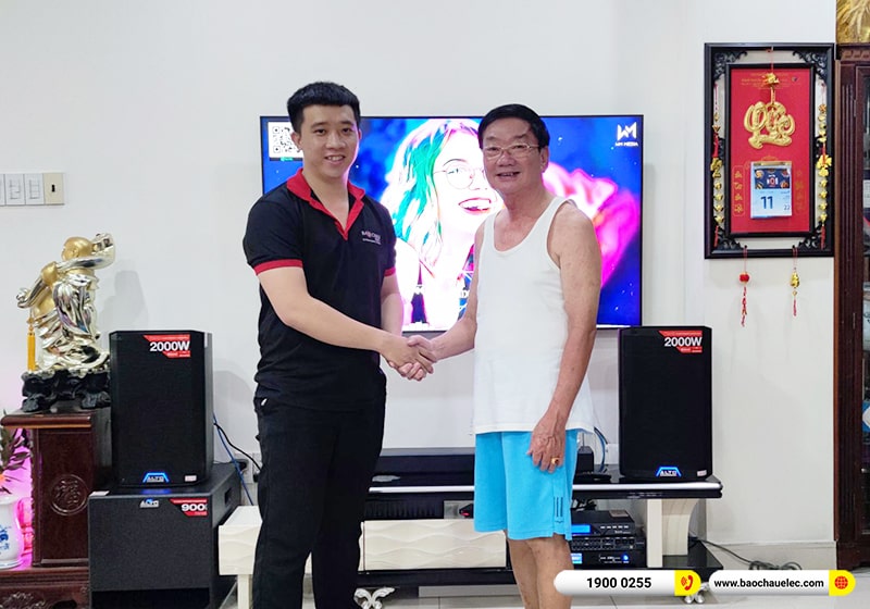 Lắp đặt dàn karaoke trị giá hơn 30 triệu cho anh Thắng tại TPHCM (Alto TS410, DSP-9000 Plus, TX212S, U900 Plus X, BKSound M8)