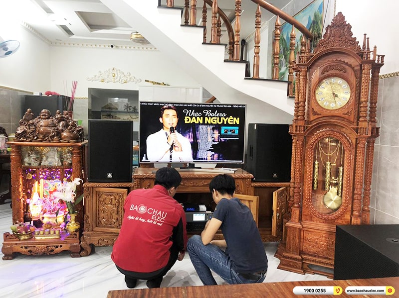 Lắp đặt dàn karaoke trị giá gần 80 triệu cho anh Tú tại TPHCM (Amate Key 12, VM830A, K9900II Luxury, KSP-W181, JBL VM200)