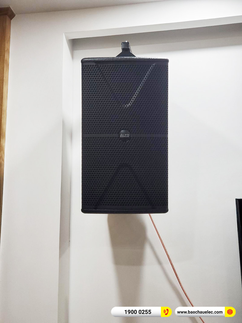 Lắp đặt dàn karaoke trị giá gần 30 triệu cho anh Vinh tại TPHCM (Alto AT1000II, APP MZ46, X5 Plus, SW512, BBS W500) 