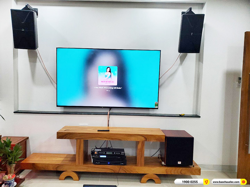 Lắp đặt dàn karaoke trị giá gần 30 triệu cho anh Vinh tại TPHCM (Alto AT1000II, APP MZ46, X5 Plus, SW512, BBS W500) 