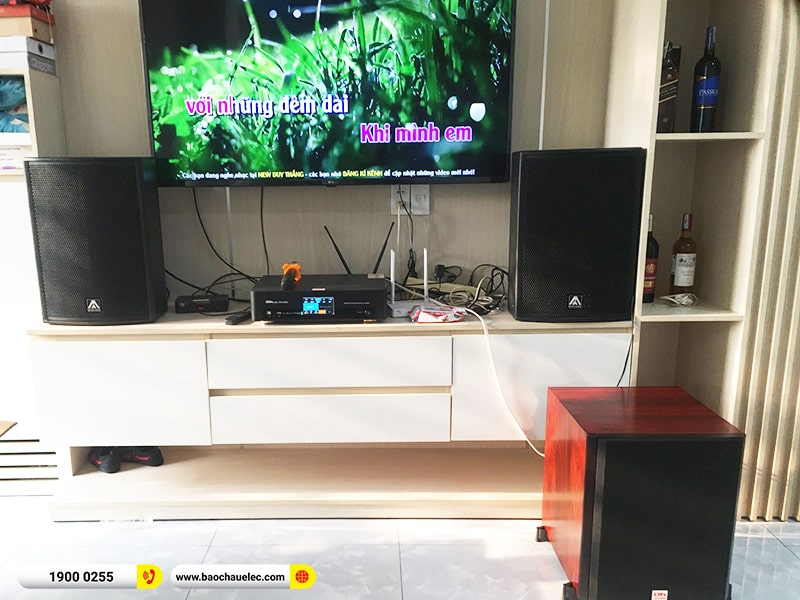 Lắp đặt dàn karaoke trị giá gần 40 triệu cho chị Cúc tại TPHCM (Amate Audio Key 10, BKSound DKA 8500, BKSound SW612-C) 
