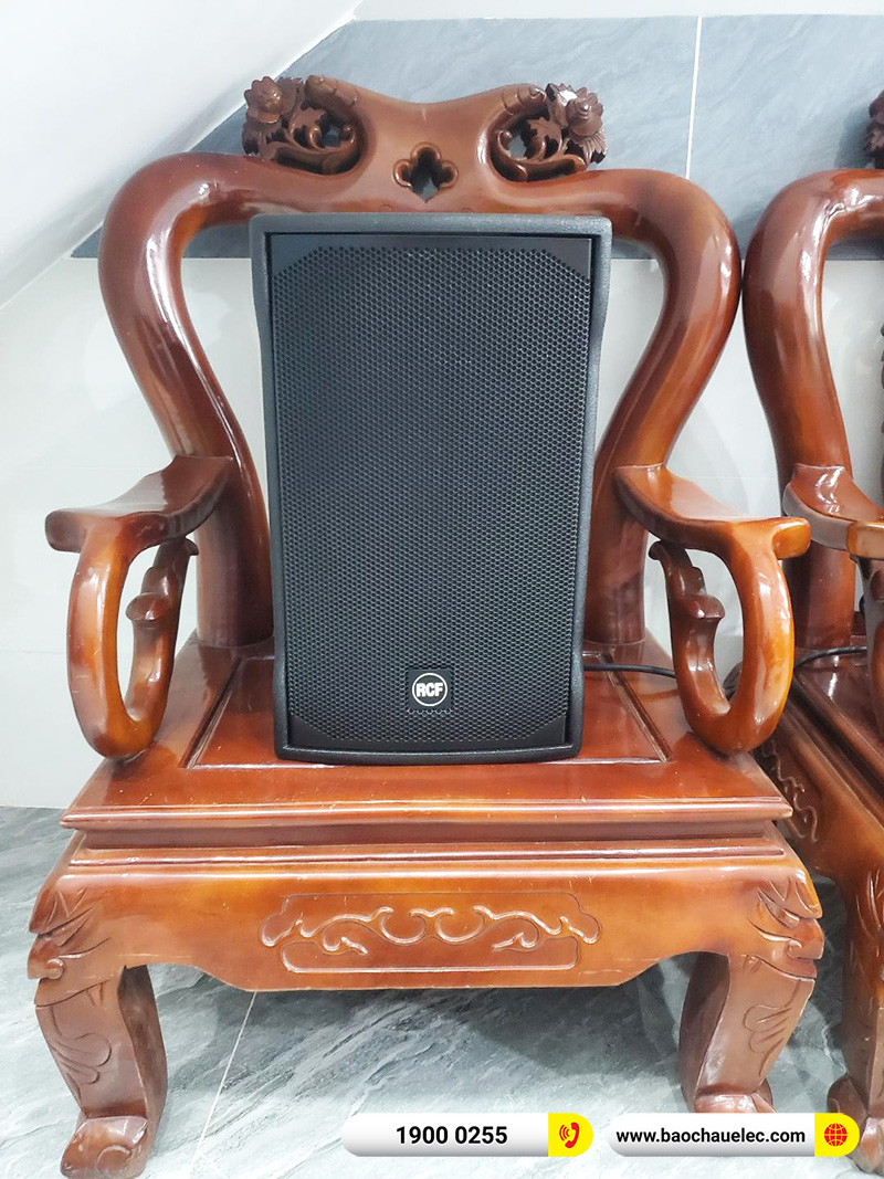 Lắp đặt dàn karaoke RCF 64tr cho chú Long tại TPHCM (RCF 3110 MK2, Crown T5, KX180A, SW612B, BJ-U500) 
