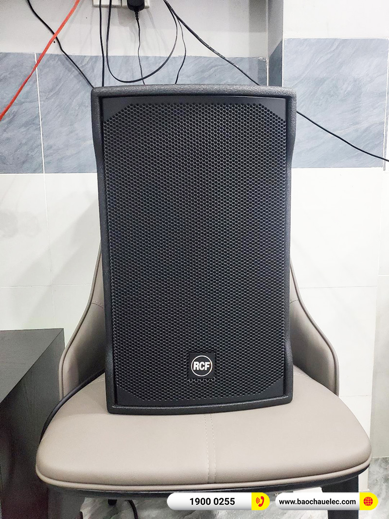 Lắp đặt dàn karaoke RCF 64tr cho chú Long tại TPHCM (RCF 3110 MK2, Crown T5, KX180A, SW612B, BJ-U500) 