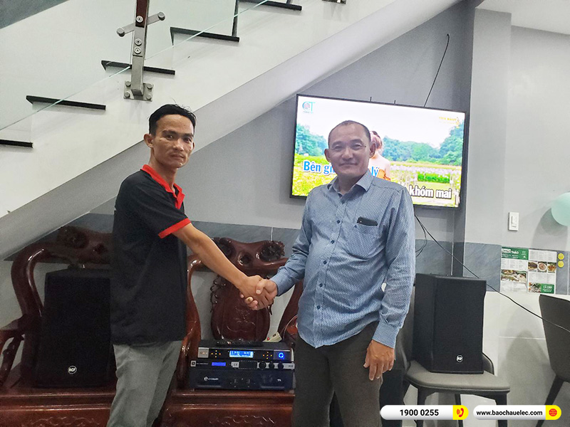 Lắp đặt dàn karaoke RCF 64tr cho chú Long tại TPHCM (RCF 3110 MK2, Crown T5, KX180A, SW612B, BJ-U500) 