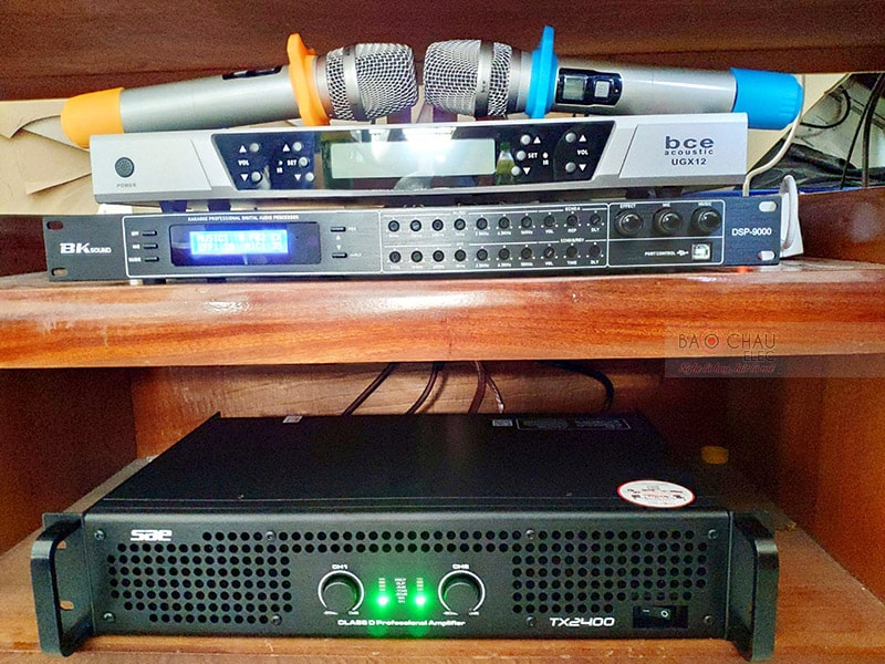 dàn karaoke Domus cho gia đình anh Quang ở Bình Chánh h3