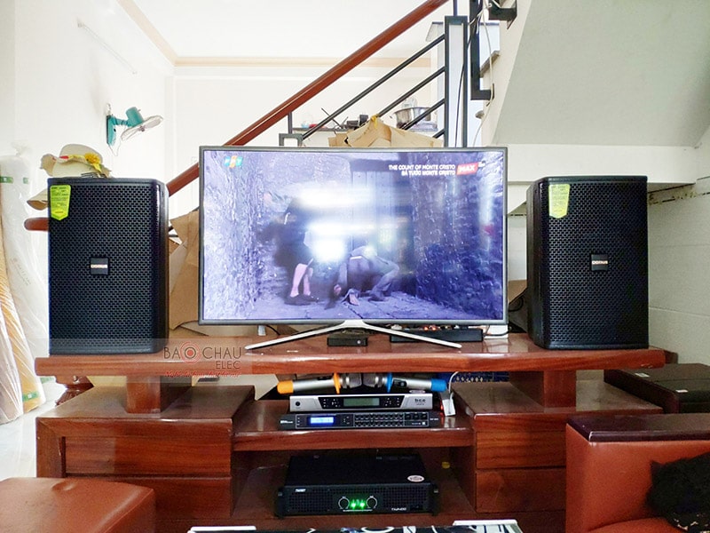 dàn karaoke Domus cho gia đình anh Quang ở Bình Chánh h4