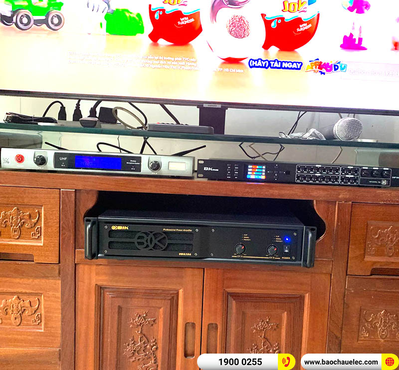 dàn karaoke cho gia đình anh Tâm ở Bình Chánh, HCM