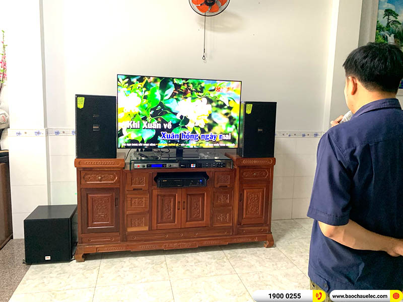 dàn karaoke cho gia đình anh Tâm ở Bình Chánh, HCM