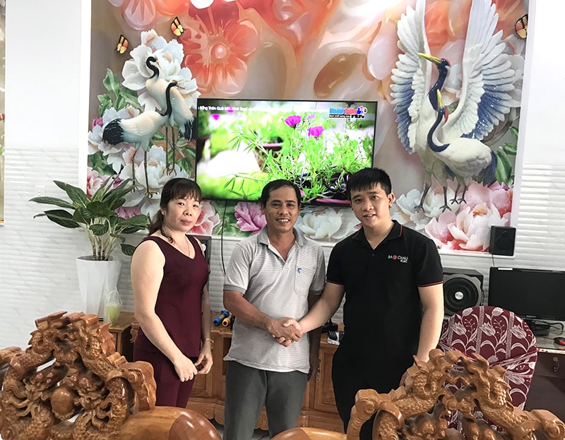 Dàn karaoke gia đình chị Điệp ở Bình Chánh h5