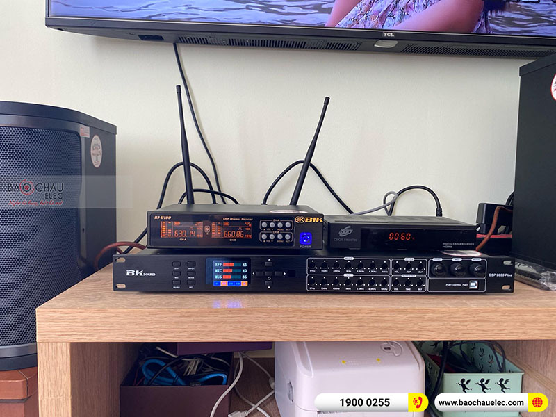 Lắp đăt dàn karaoke gia đình chị Linh tại TP HCM