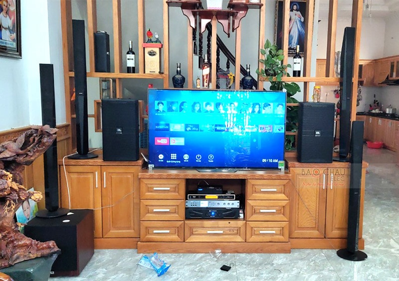 Dàn karaoke JBL gia đình anh Tuyền ở Bình Chánh h5