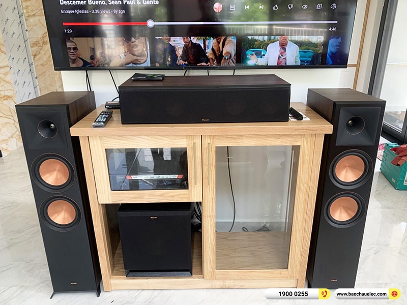 Lắp đặt dàn âm thanh cho anh Kiên tại TPHCM