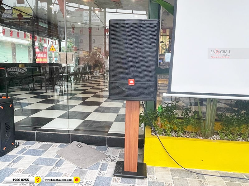 Lắp đặt hệ thống âm thanh nhà hàng cho anh Tuấn tại Bắc Ninh (JBL CV1570, VM830A, JBL KX180A, JBL CV18S, BJ-U550) 