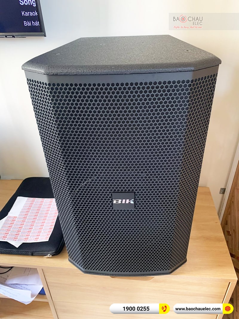 Lắp đặt dàn karaoke trị giá hơn 20 triệu cho anh Hà tại TPHCM (BIK BSP 412II, BKSound DKA 8500)