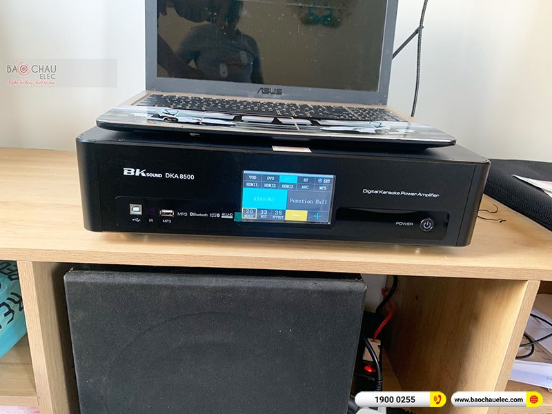 Lắp đặt dàn karaoke trị giá hơn 20 triệu cho anh Hà tại TPHCM (BIK BSP 412II, BKSound DKA 8500)