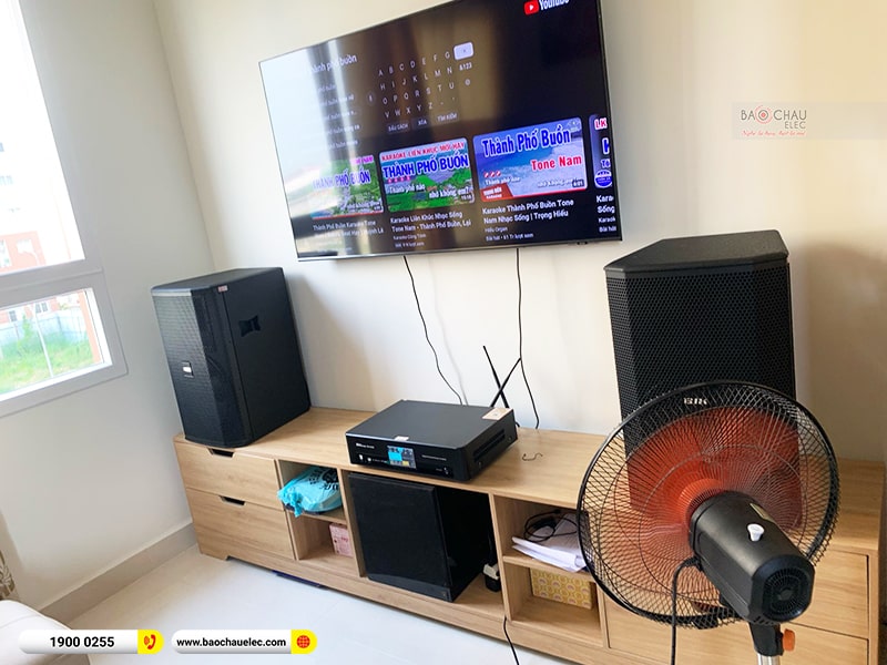 Lắp đặt dàn karaoke trị giá hơn 20 triệu cho anh Hà tại TPHCM (BIK BSP 412II, BKSound DKA 8500)