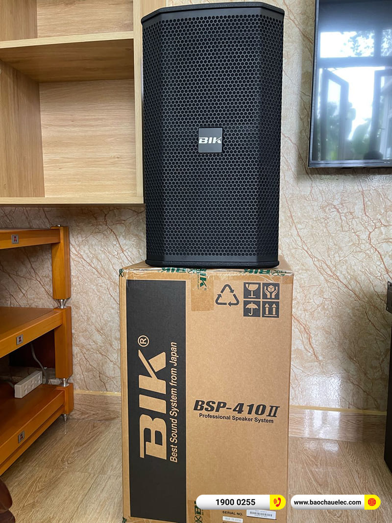 Lắp đặt dàn karaoke BIK hơn 44tr cho anh Hiển ở TPHCM (BIK BSP 410II, VM 630A, JBL VX8, BJ-W35, BJ-U500)