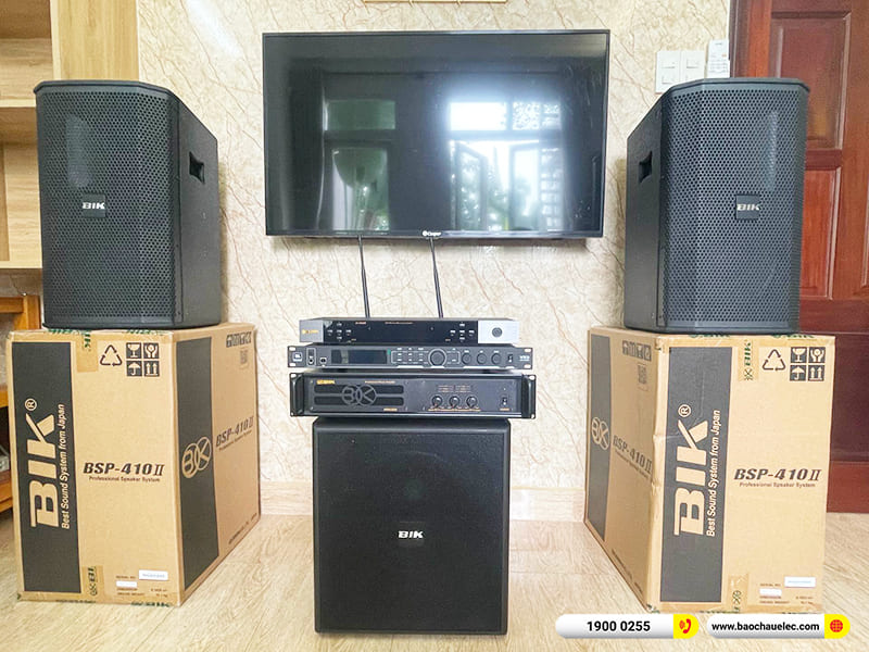 Lắp đặt dàn karaoke BIK hơn 44tr cho anh Hiển ở TPHCM (BIK BSP 410II, VM 630A, JBL VX8, BJ-W35, BJ-U500)