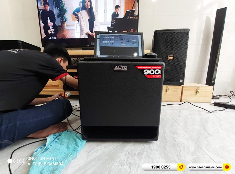 Nâng cấp dàn karaoke trị giá gần 40 triệu cho anh Hòa tại TPHCM (BMB CSS 1212SE, Alto TX212S) 