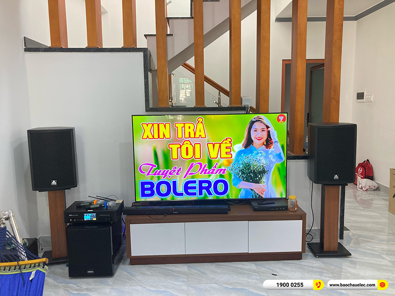 Lắp đặt d&agrave;n karaoke trị gi&aacute; hơn 40 triệu cho anh T&uacute; tại TPHCM 