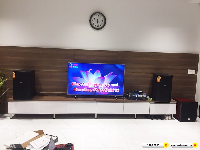 Lắp đặt dàn karaoke trị giá hơn 60 triệu cho chị Diễm tại TPHCM (JBL XS15, APP MZ86, X6 Luxury, BKSound SW815, BJ-U500) 