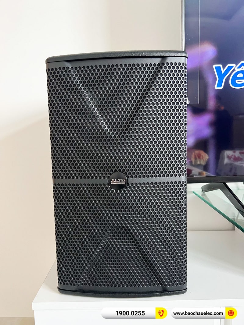 Lắp đặt dàn karaoke trị giá khoảng 30 triệu cho chú Vũ tại TPHCM (Alto AT1000II, VM620A, BPR-5600, SW312, U900 Plus X) 