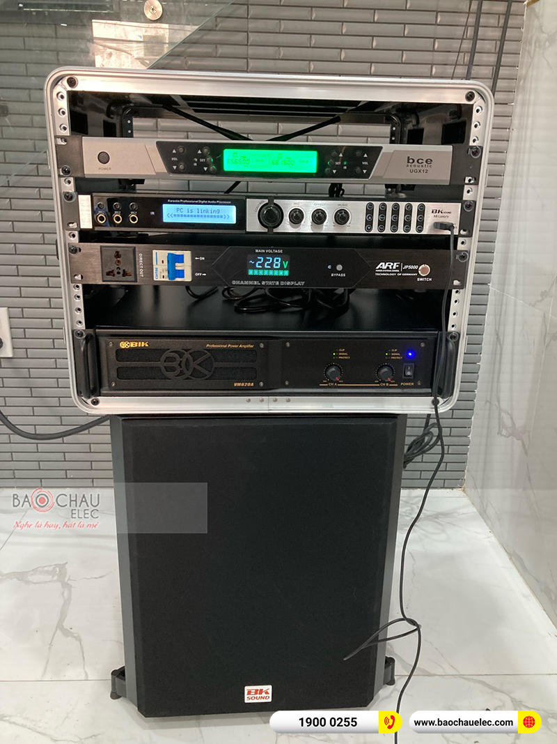 Lắp đặt dàn karaoke gia đình anh Cường