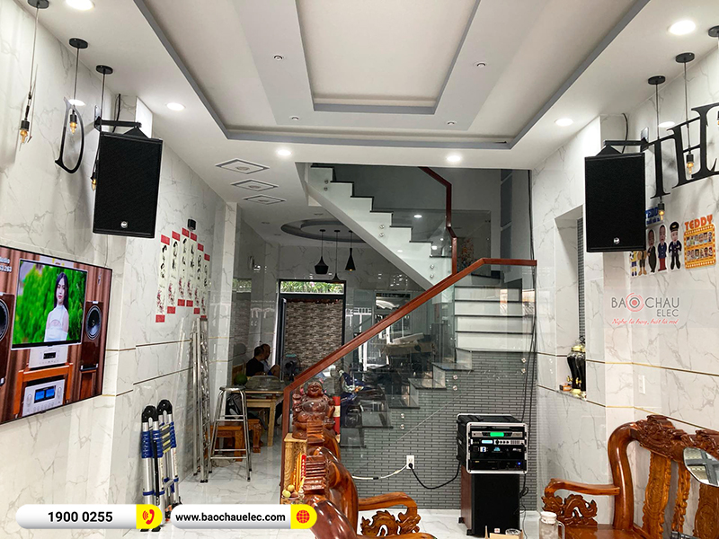 Lắp đặt dàn karaoke gia đình anh Cường