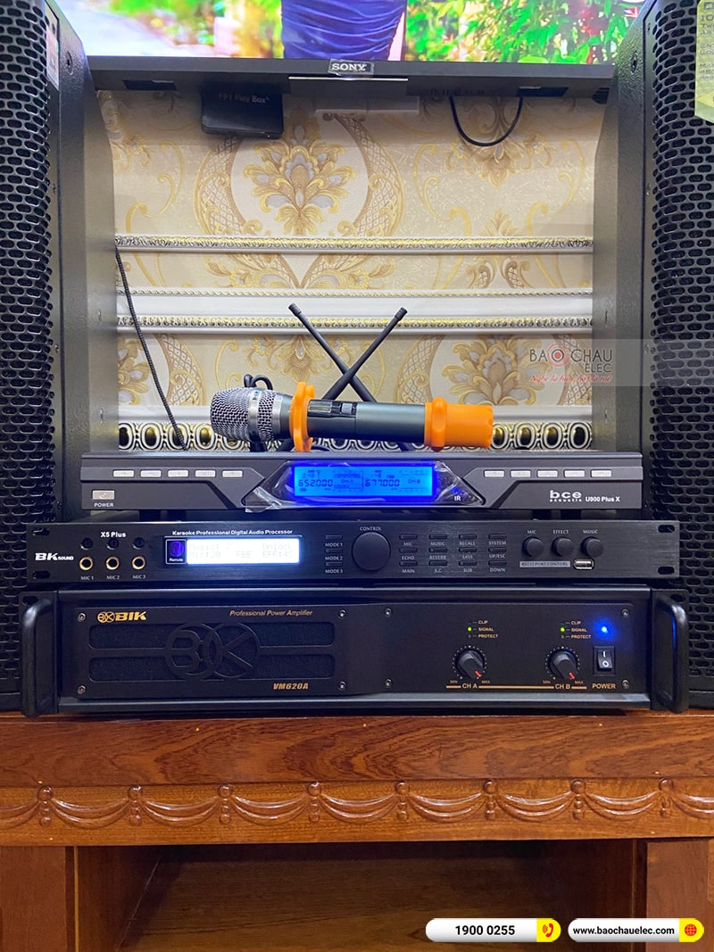 Lắp đặt dàn karaoke trị giá hơn 30 triệu cho chú Thái tại TPHCM