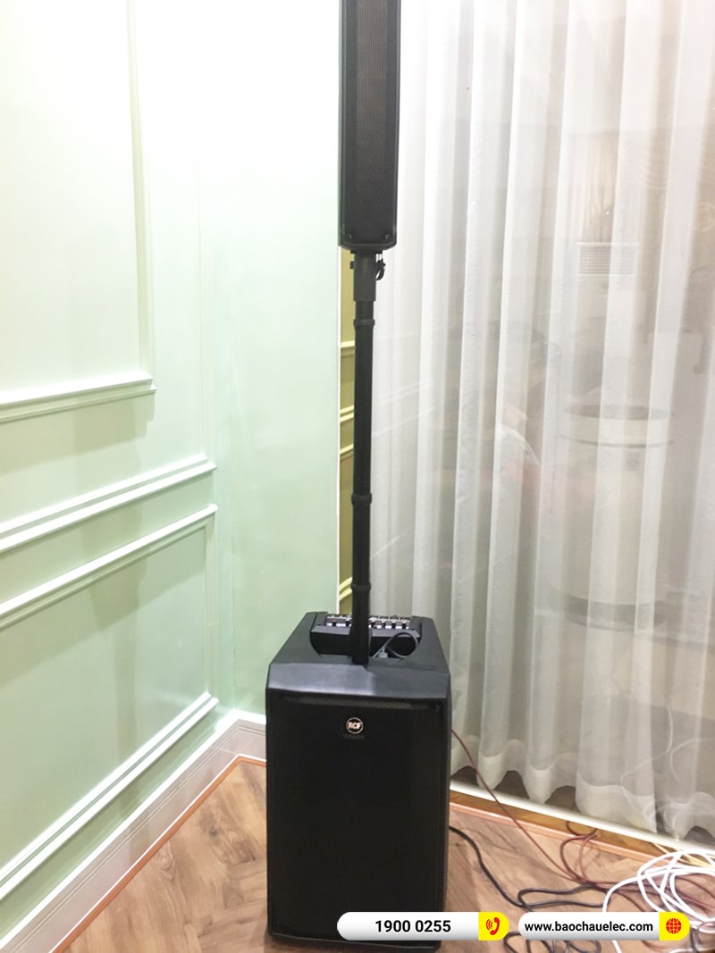 Lắp đặt dàn karaoke, loa Bose di động trị giá hơn 90 triệu cho anh Hân tại TPHCM (RCF EVOX Jmix8, BPR-5600, JBL VM200)