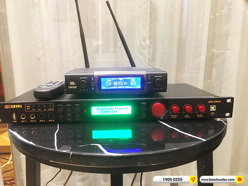 Lắp đặt dàn karaoke, loa Bose di động trị giá hơn 90 triệu cho anh Hân tại TPHCM (RCF EVOX Jmix8, BPR-5600, JBL VM200)