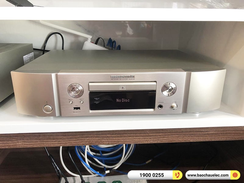 Lắp đặt dàn nghe nhạc trị giá khoảng 120 triệu cho chị Thường tại TPHCM (Sonus Faber Lumina III, Marantz ND8006, Marantz PM8006, Sine S-30A) 