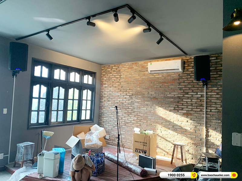 Lắp đặt dàn âm thanh cho quán Cafe & Live Music tại TPHCM (Alto TS412, Alto TX310, Alto TX212S, Shure PGA58-QTR)